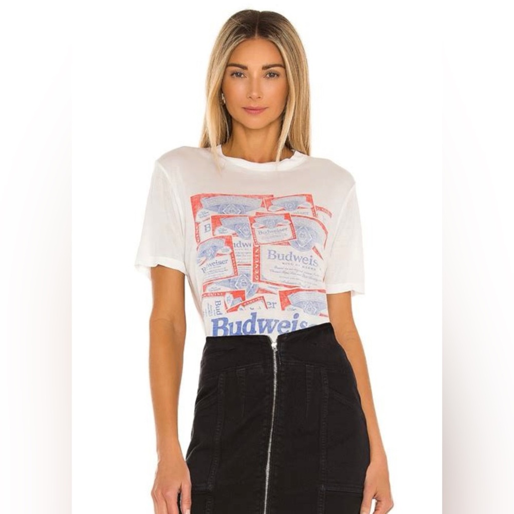 JUNK FOOD L.A. CLASSIC BUDW LABEL T-SHIRT